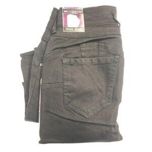 Wax Black High Waist Push-Up Jeans Stretchy Butt Enhancing